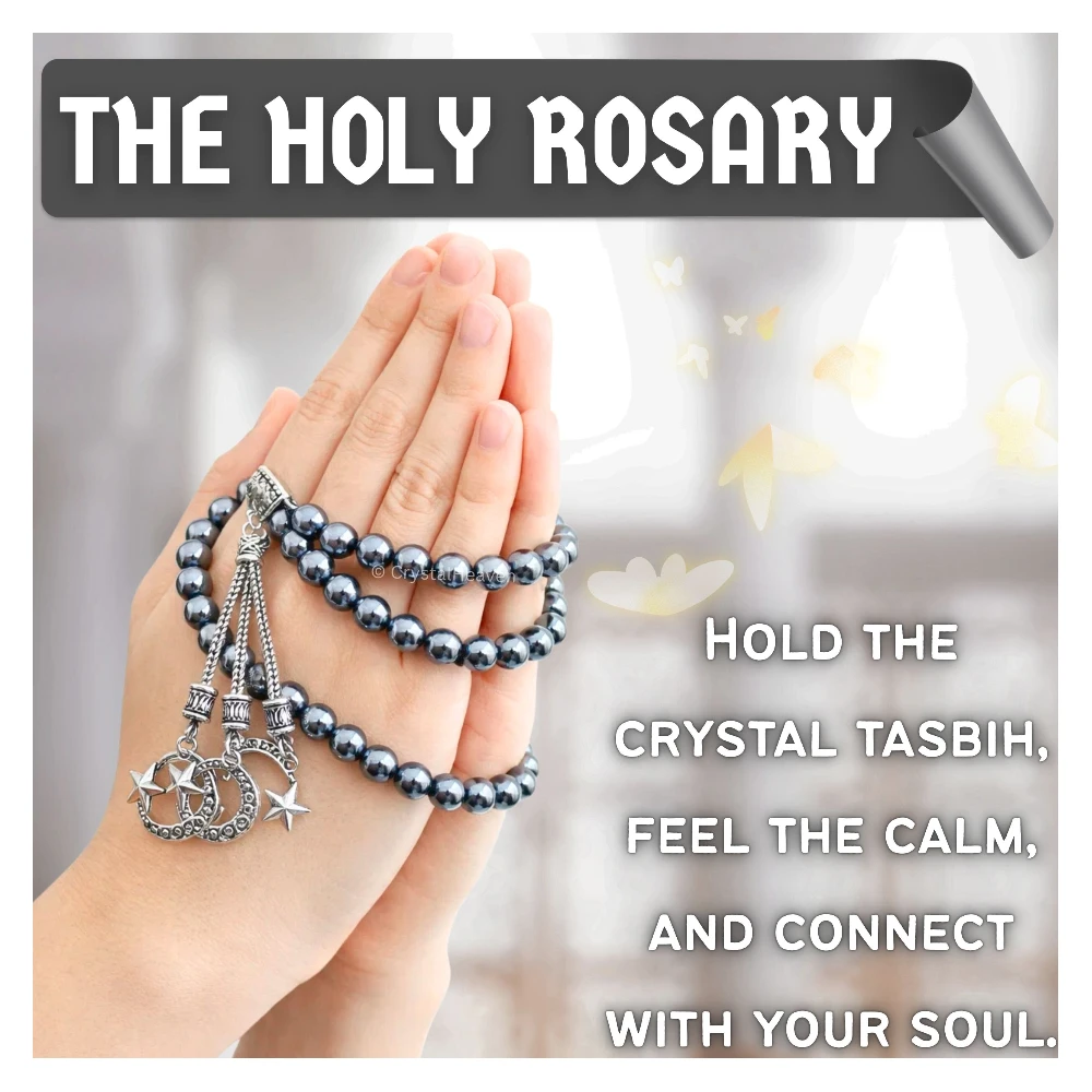 Terahertz Crystal Tasbih (Silver)