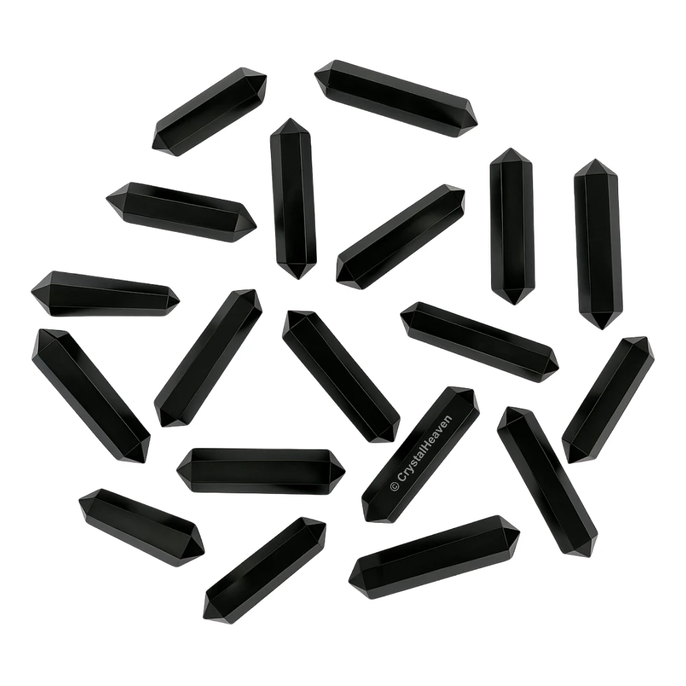 Black Obsidian Pencil Points (Double Terminated)