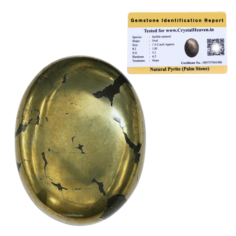 Pyrite Large Palm Stone