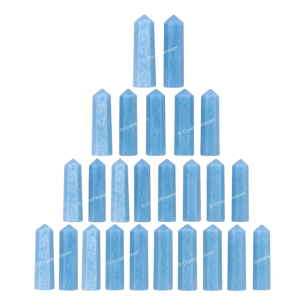 Blue Calcite Pencil Points