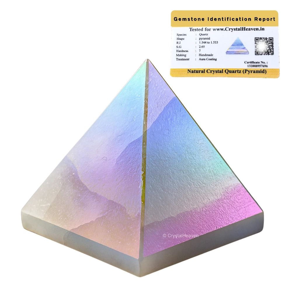Aura Quartz Pyramid (1 Inch)
