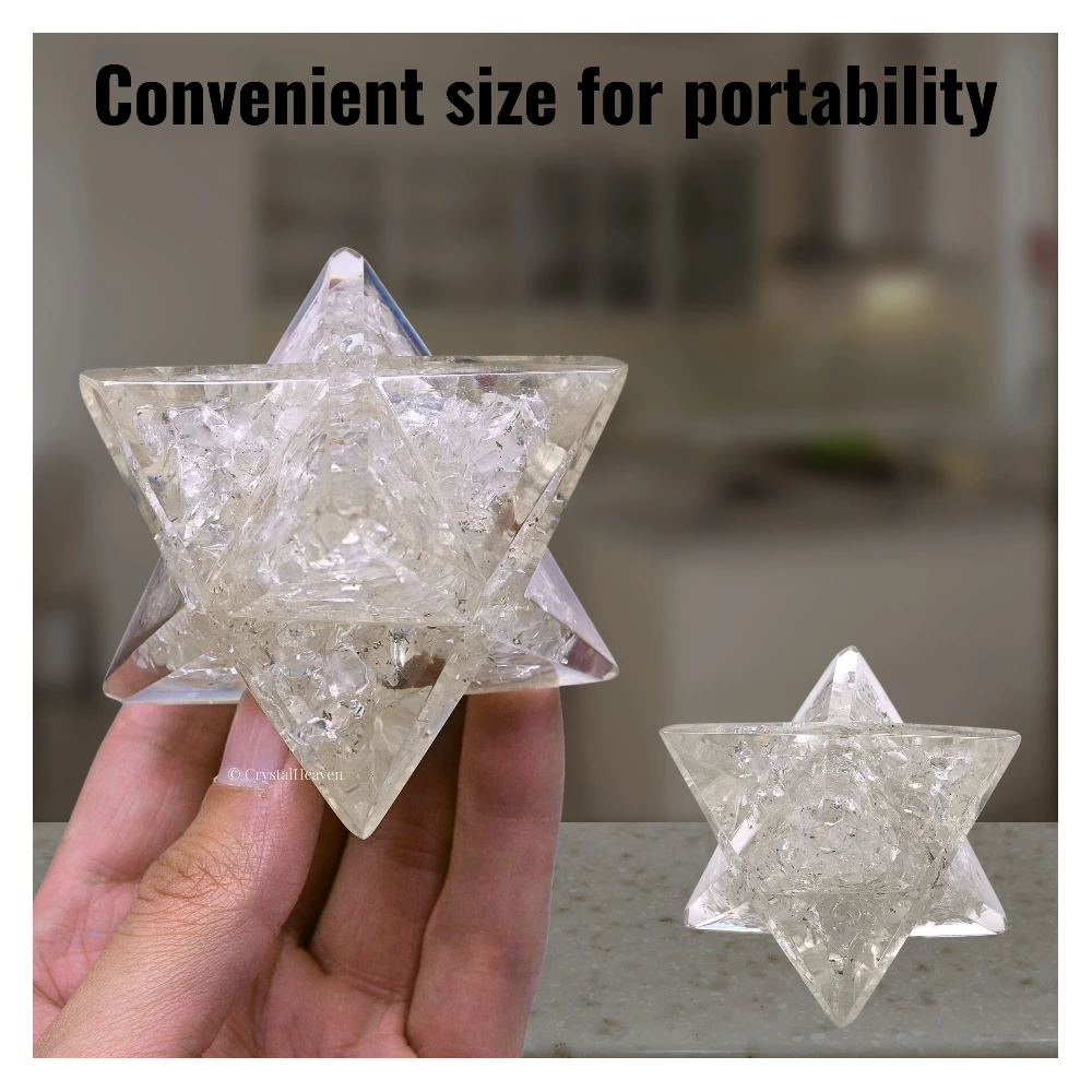 Clear Quartz Orgone Merkaba