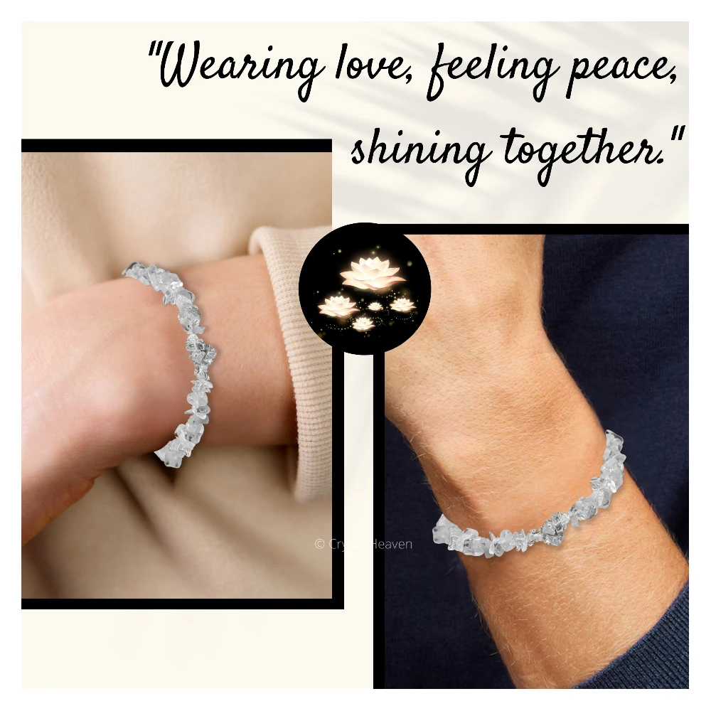 Clear Quartz Chips Bracelet