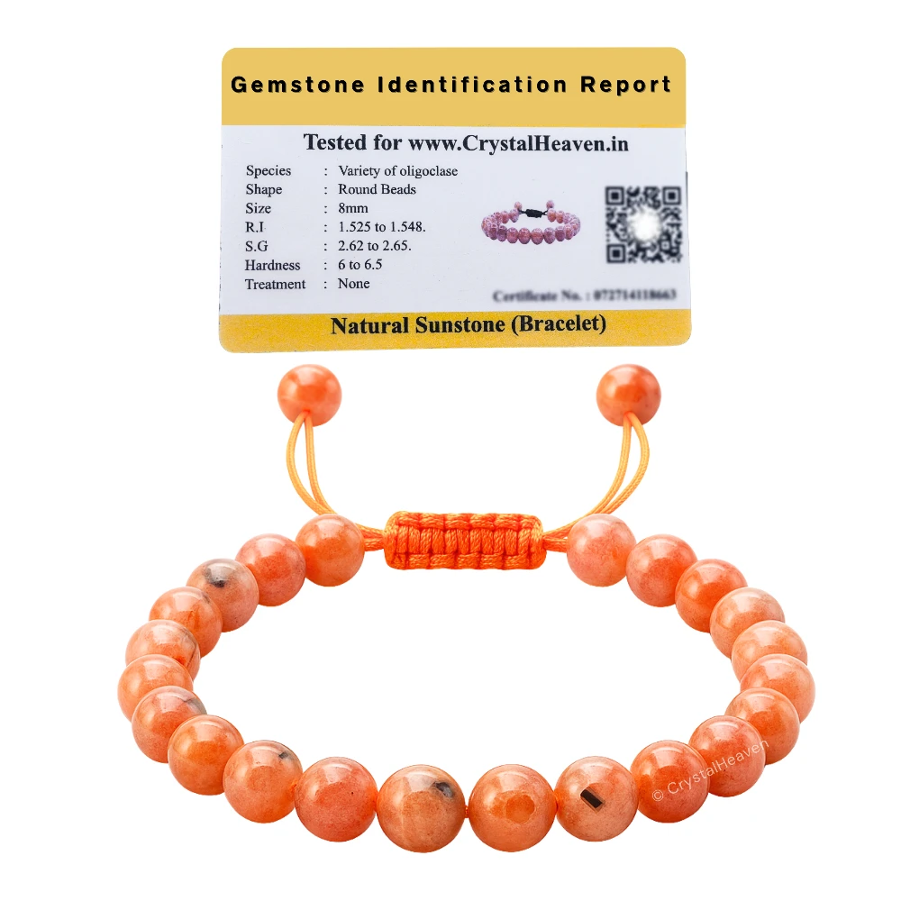 Sunstone Bracelet (Adjustable)