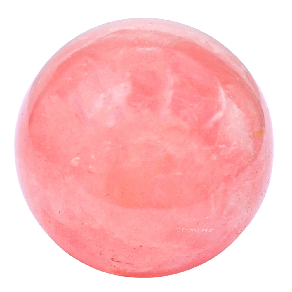 Large Star Rose Quartz Sphere (3 Inch)