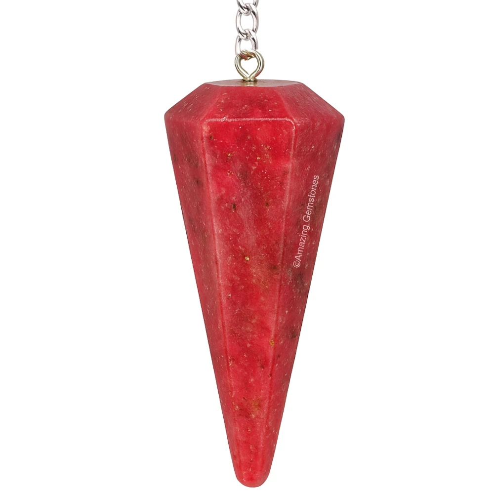 Rhodonite Pendulum