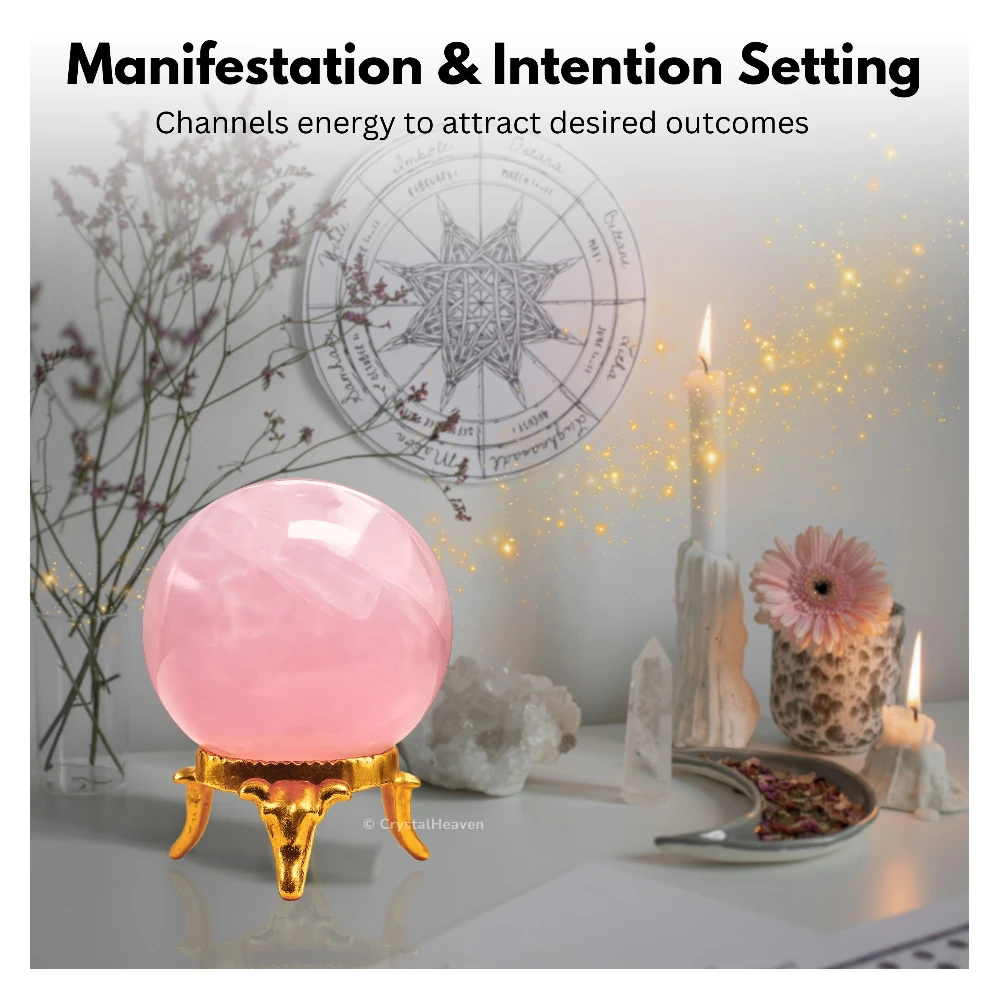Rose Quartz Sphere (1.5 Inch)