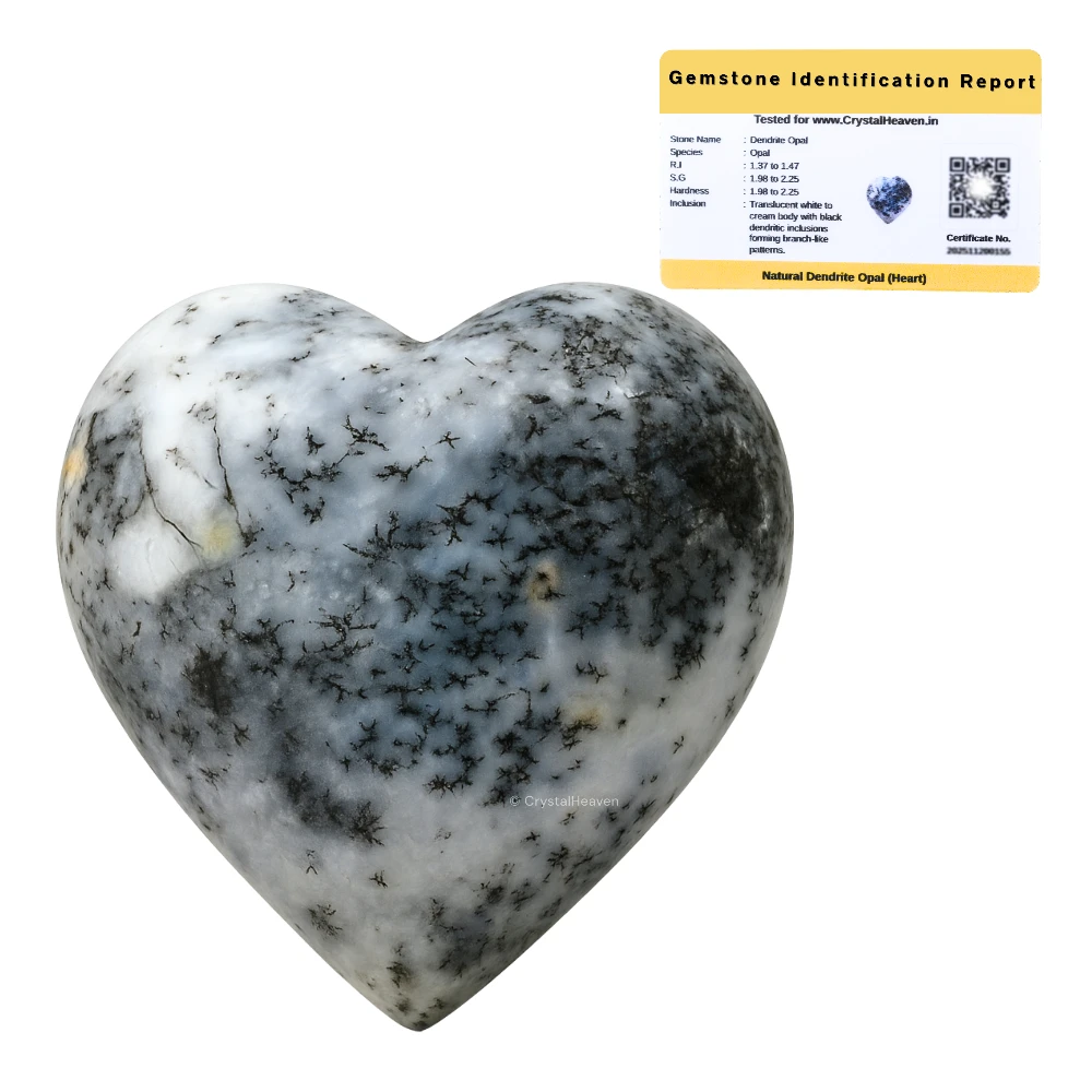 Dendrite opal Heart