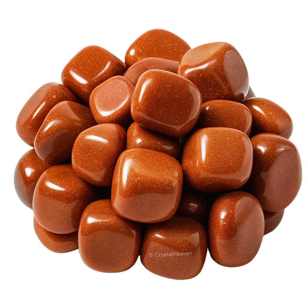 Tumbled Red Goldstone Stones (30 Gram)