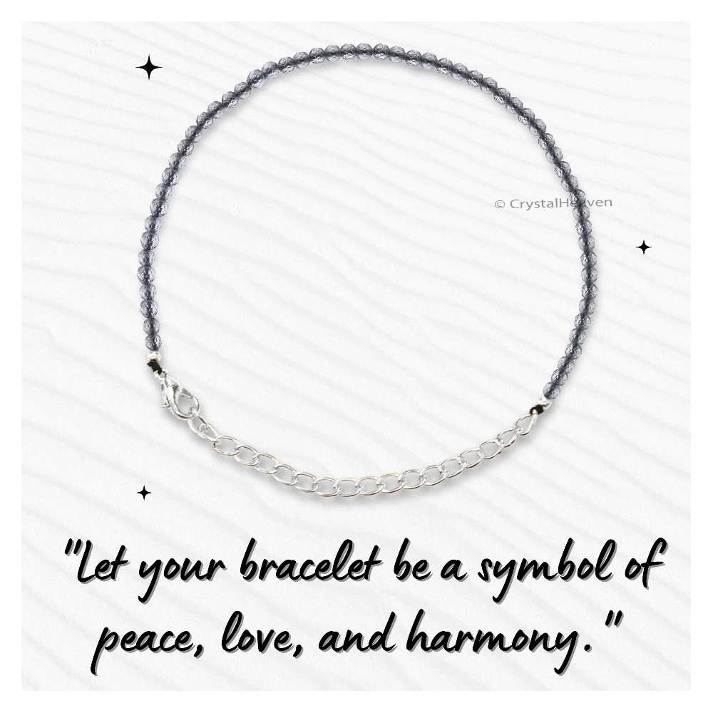 Labradorite Bracelets - 2mm Faceted Beads (Silver)