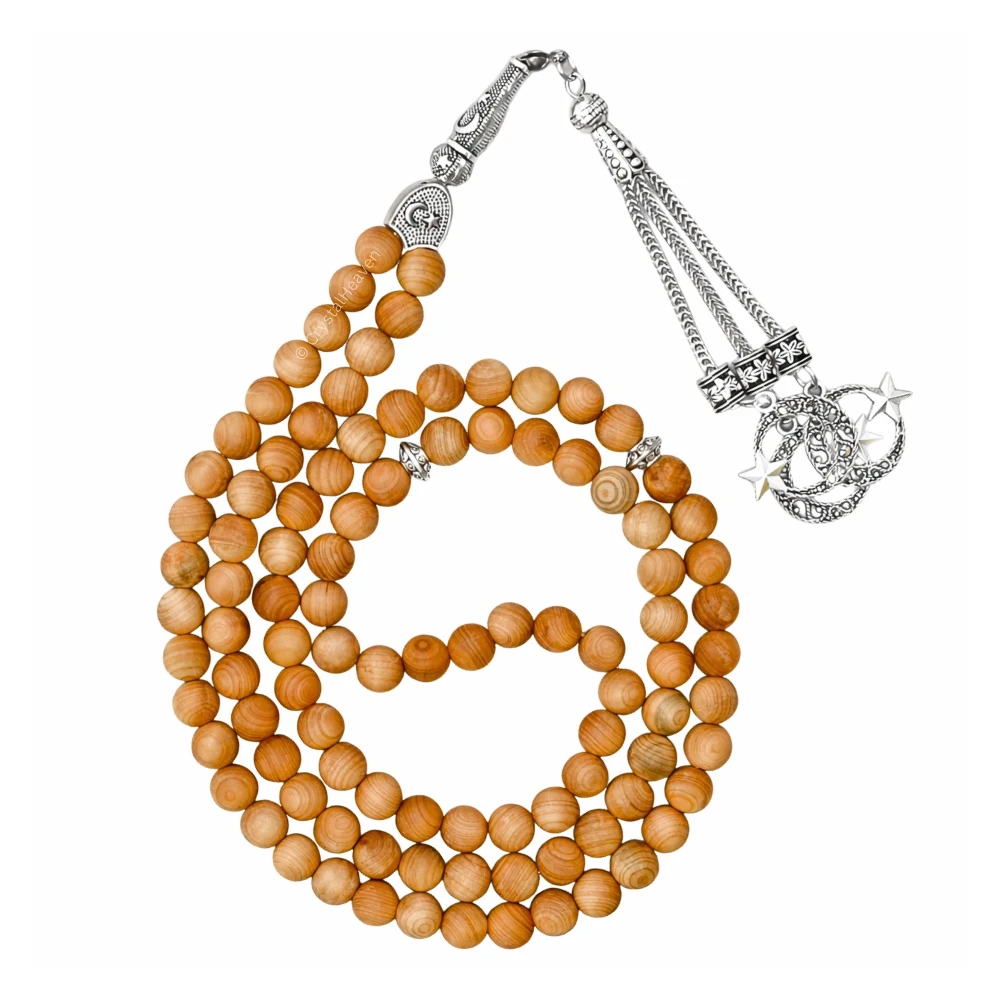 Wood with Fragrance Tasbih (Silver)