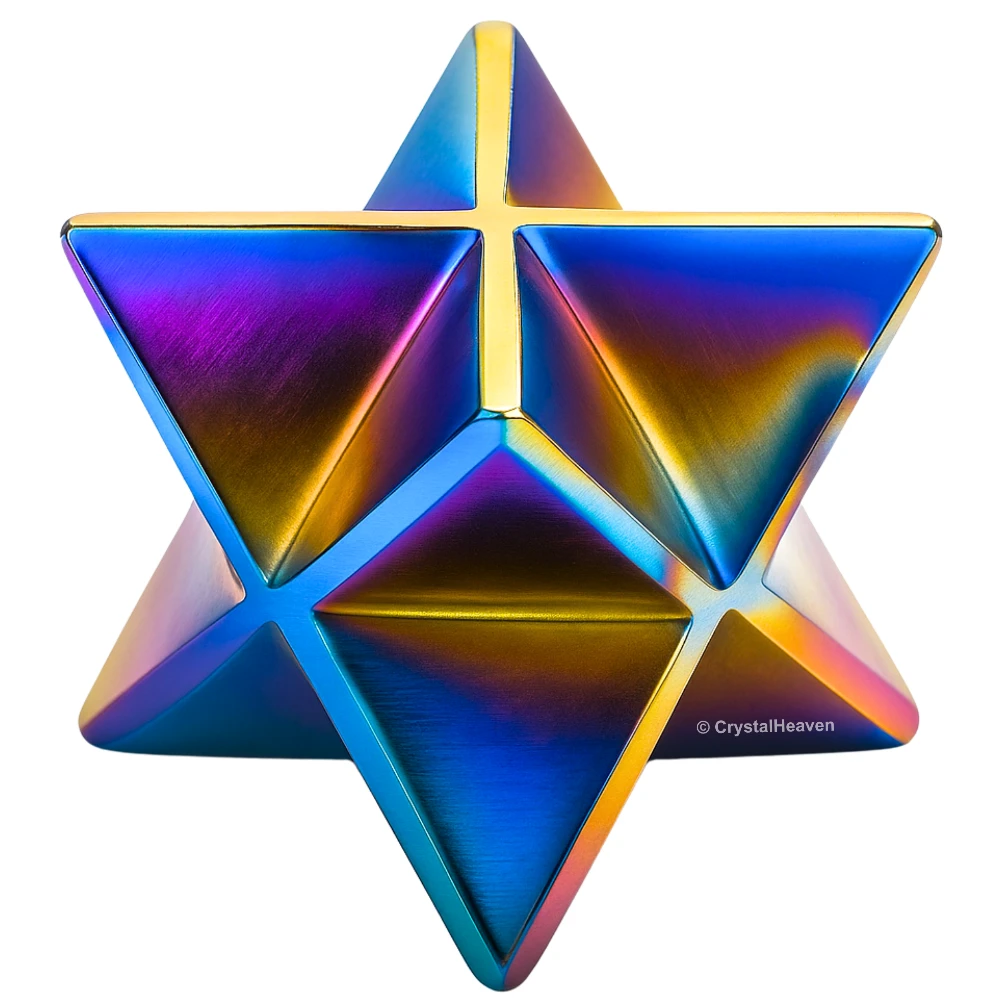 Titanium Aura Quartz Crystal Merkaba (15-20 mm)