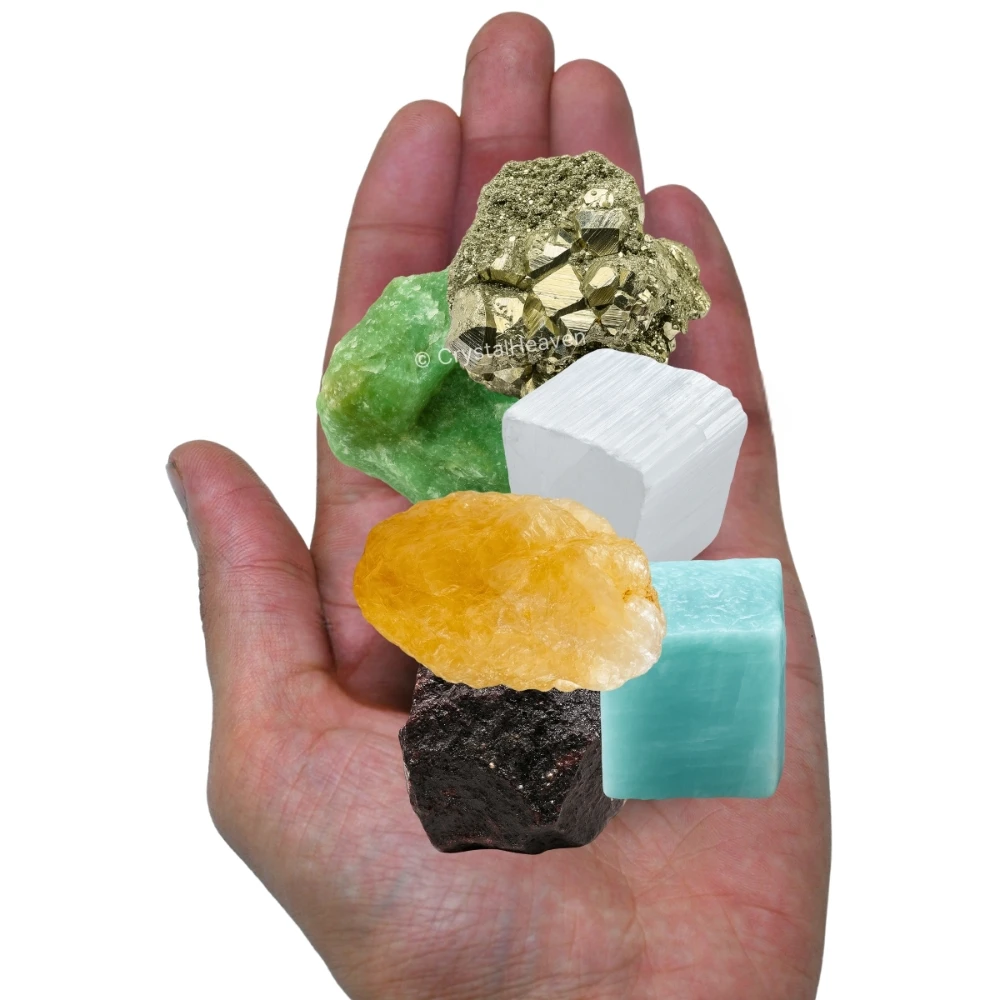 Money & Success Raw Crystals Set