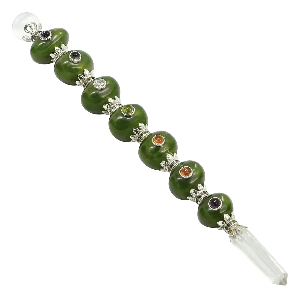 Green Aventurine Crystal Tumbled Healing Stick