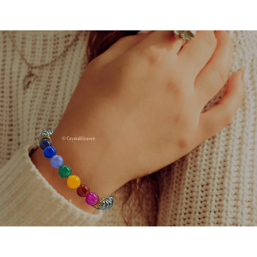 Hematite Chakra Bracelet (Elastic)
