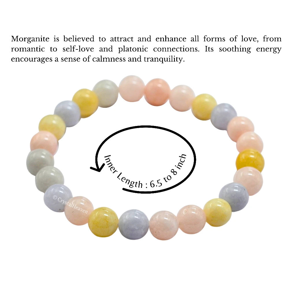 Morganite Bracelet (Elastic)