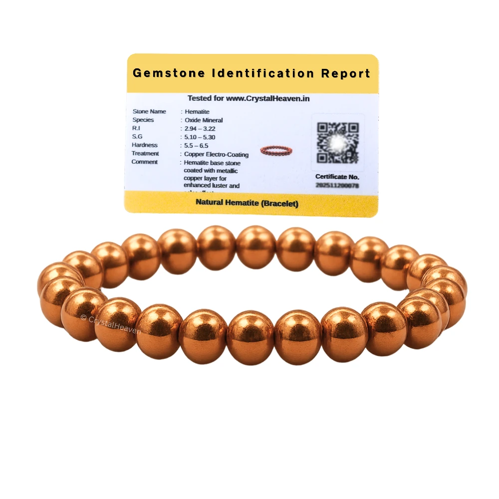 Copper Hematite Bracelet (Elastic)