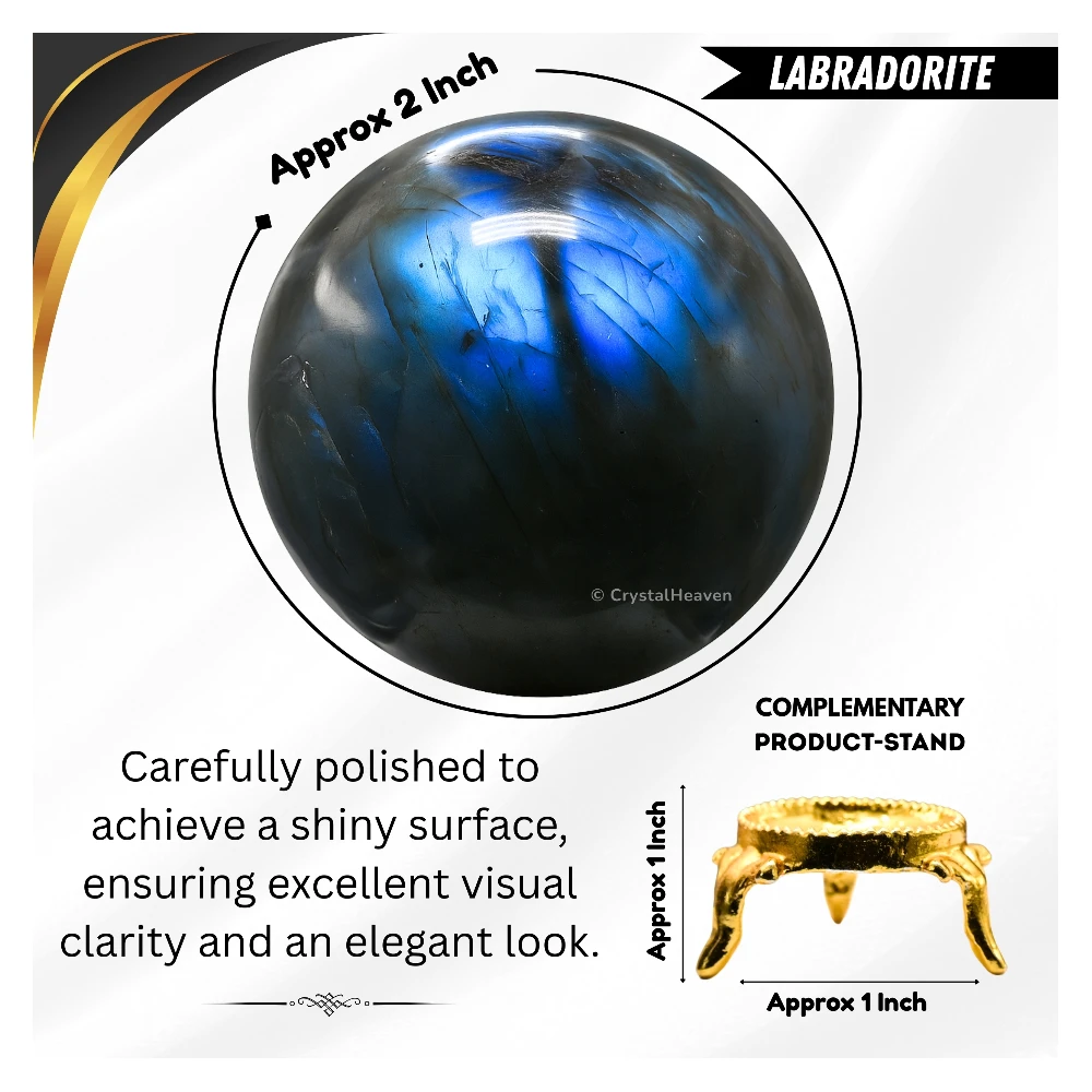 Labradorite Sphere (2 Inch)