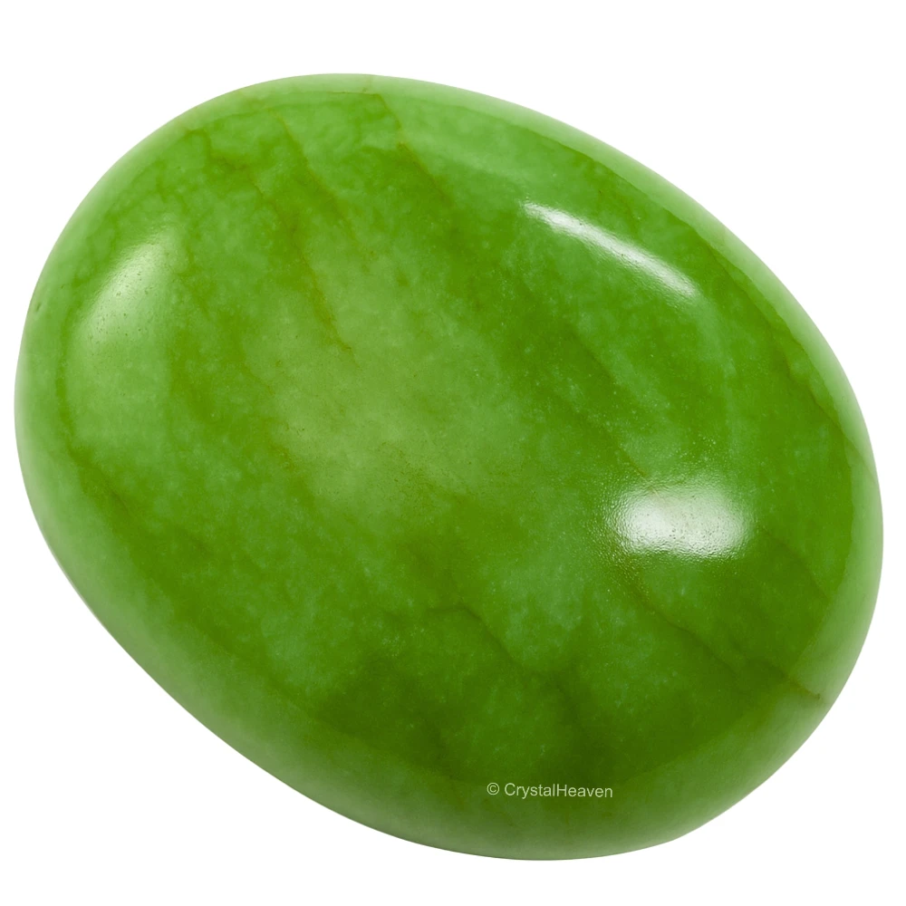 Light Green Aventurine Palm Stone