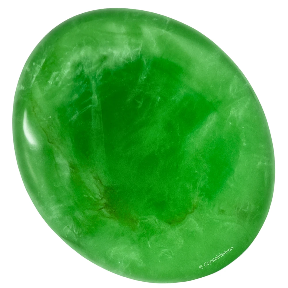 Green Fluorite Palm Stone