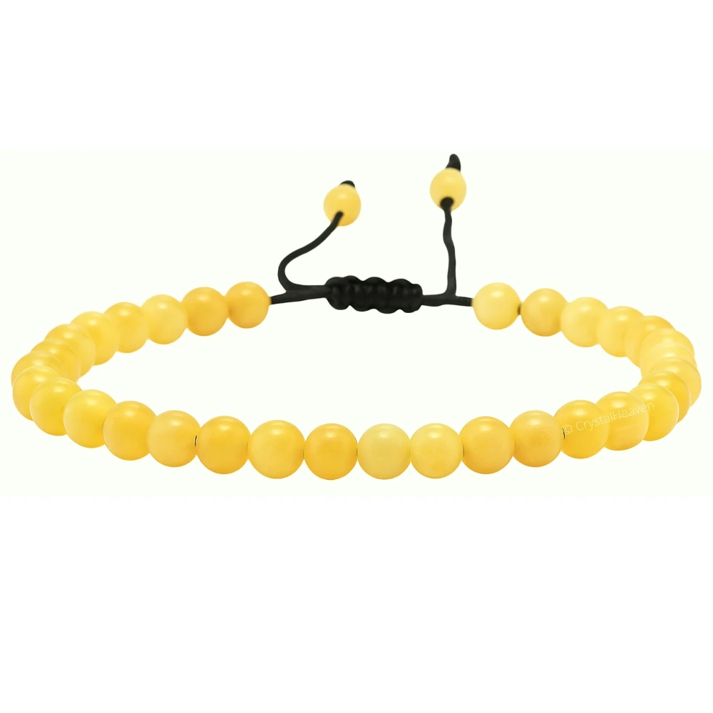 Yellow Calcite Anklet (Without Knot)