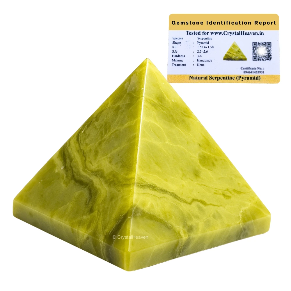 Serpentine Pyramid (1 Inch)