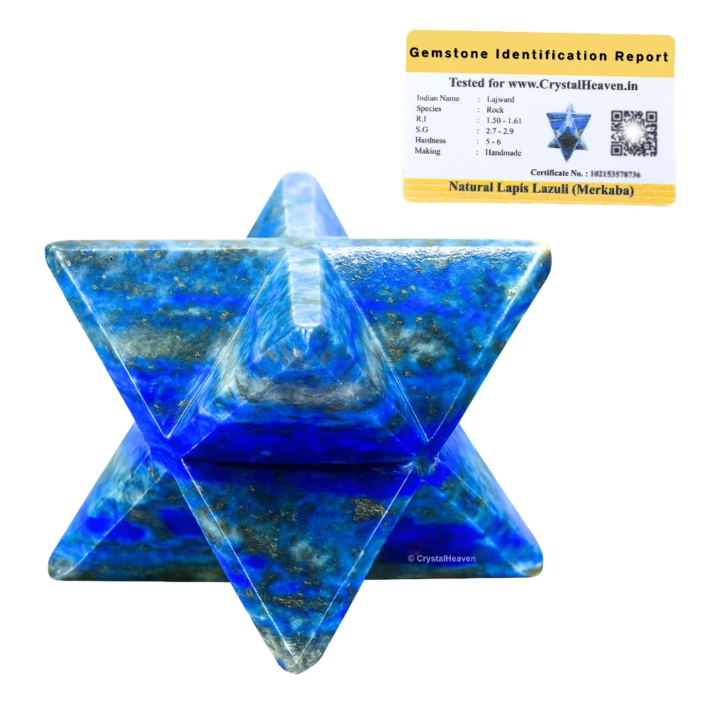 Lapis Lazuli Crystal Merkaba (15-20 mm)
