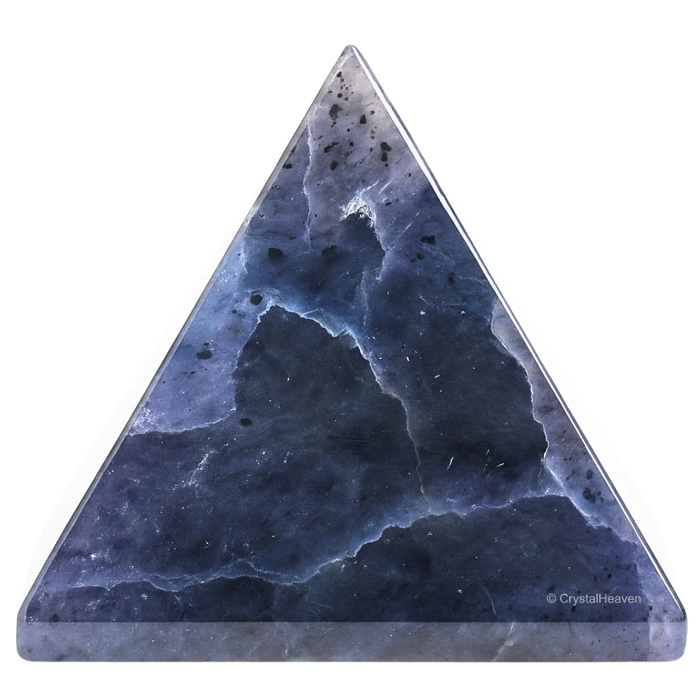 Iolite Crystal Pyramid - Premium Feng Shui Reiki Healing Pyramid