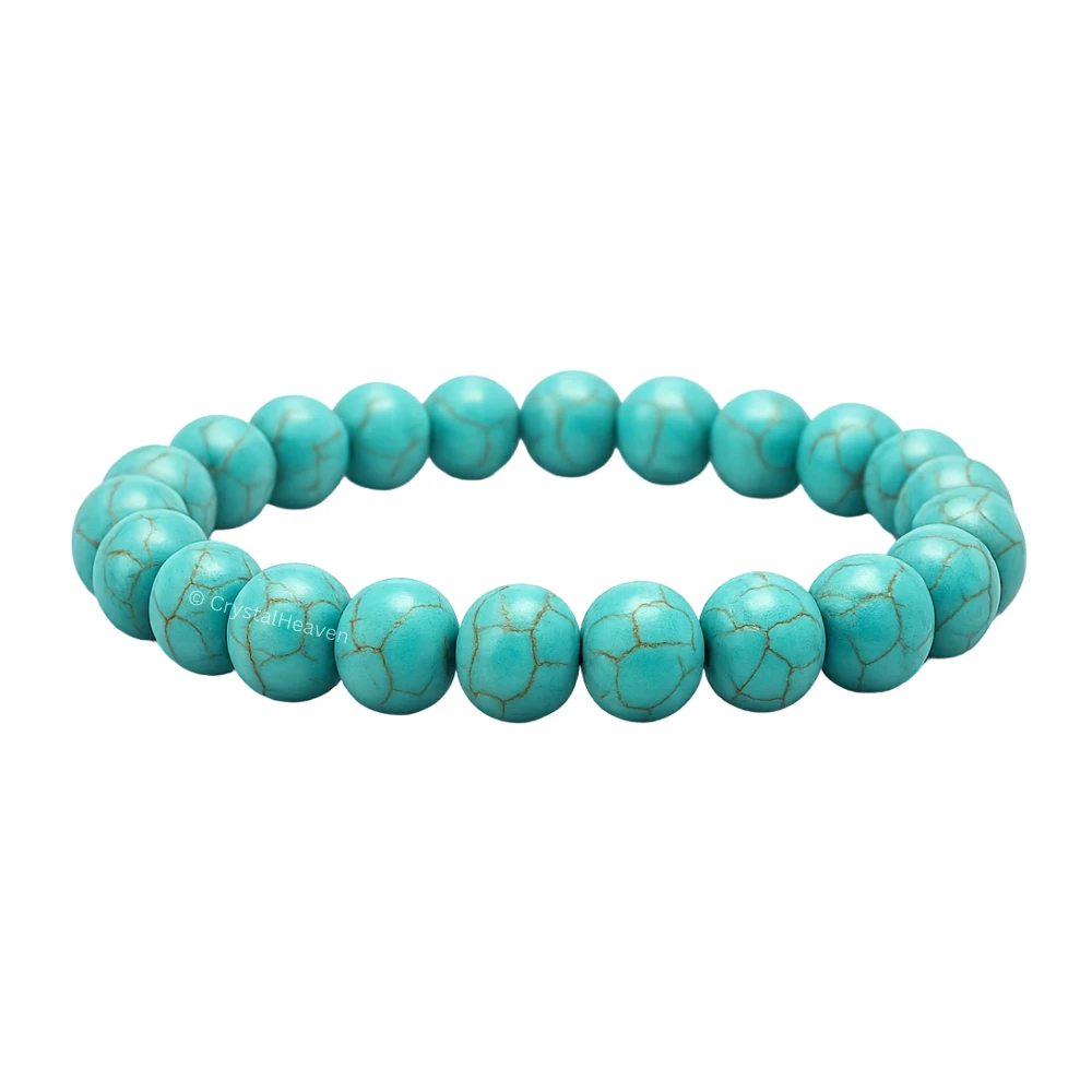 Manmade Turquoise Bracelet (Elastic)
