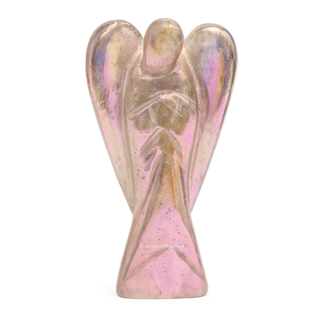 Angel Aura Rose Quartz Angel (2 Inch)