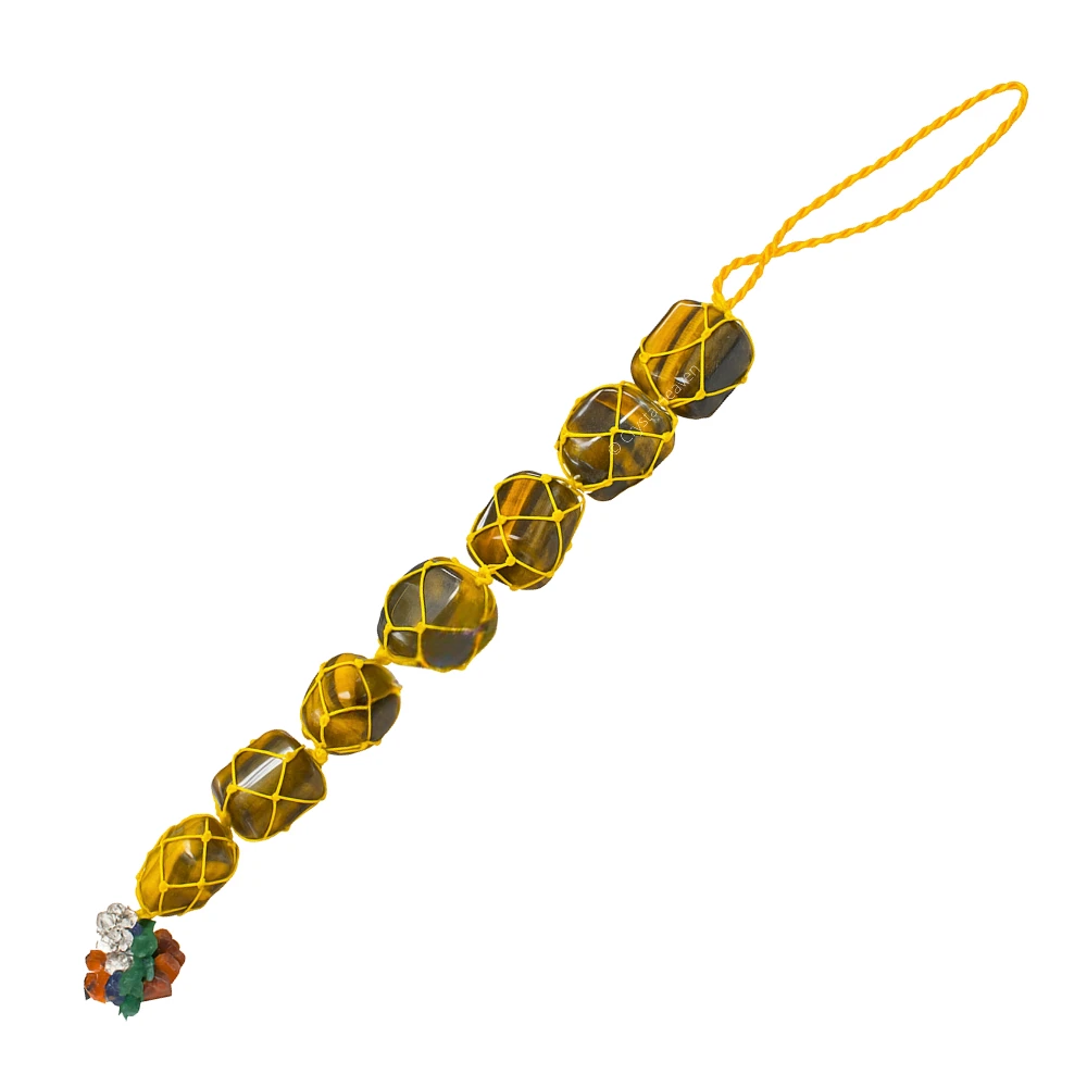 Tiger Eye Tumbled Car Hanging Ornaments