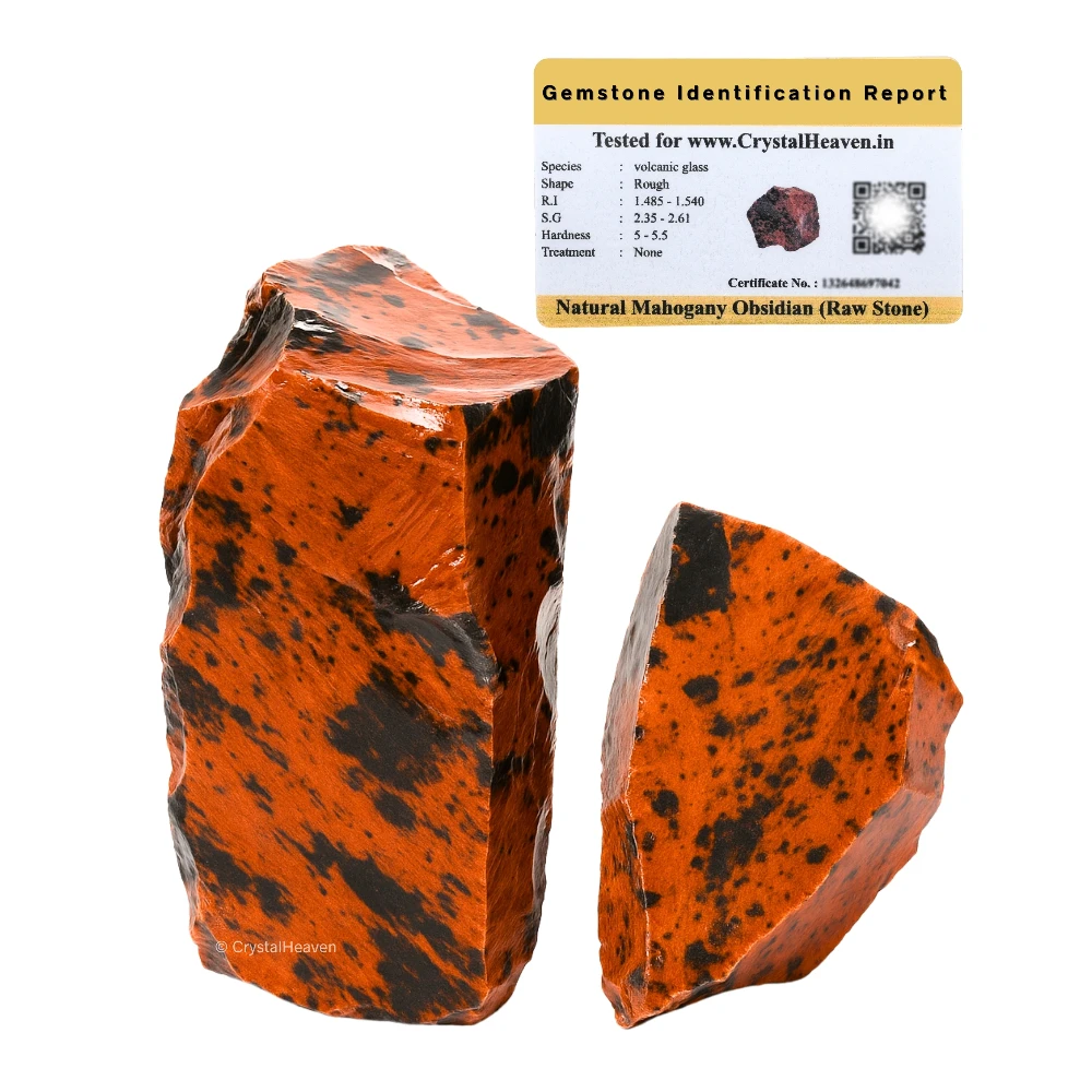 Raw Mahogany Obsidian Crystals (1 Piece)