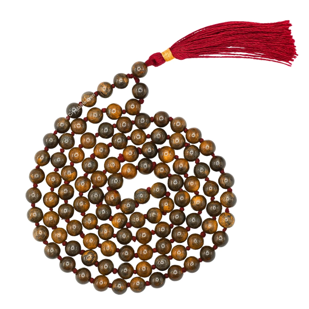 Bronzite Japa Mala (Hand Knotted)