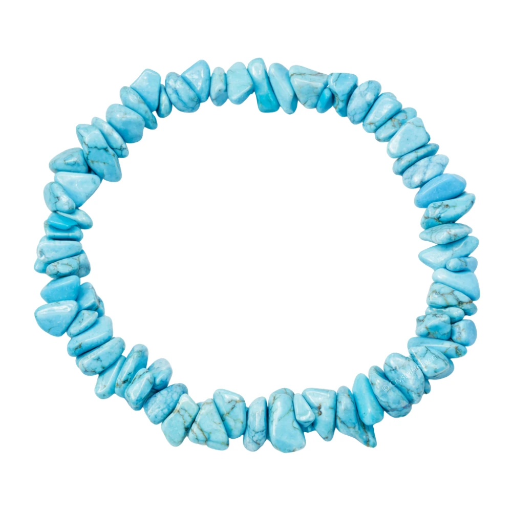 Turquoise (Howlite) Chips Bracelet