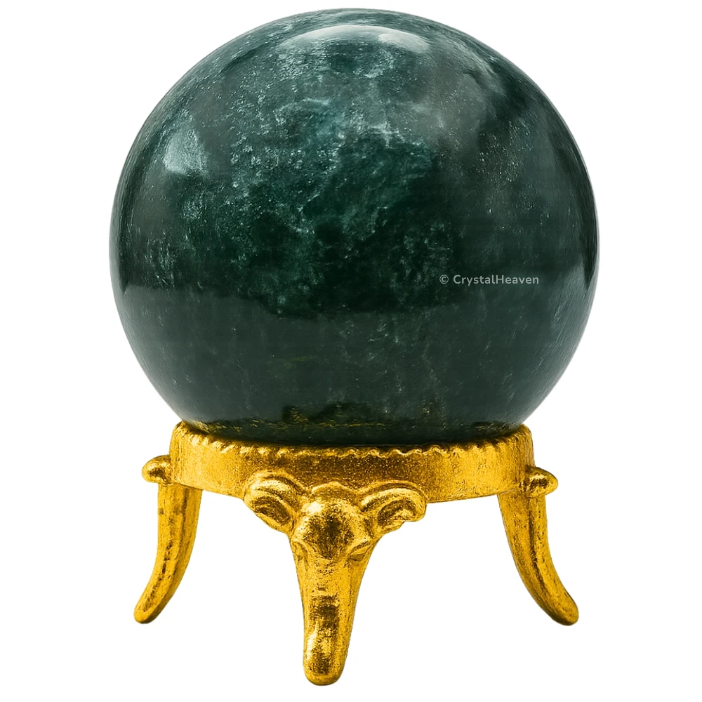 Moss Agate Sphere (1.5 Inch)