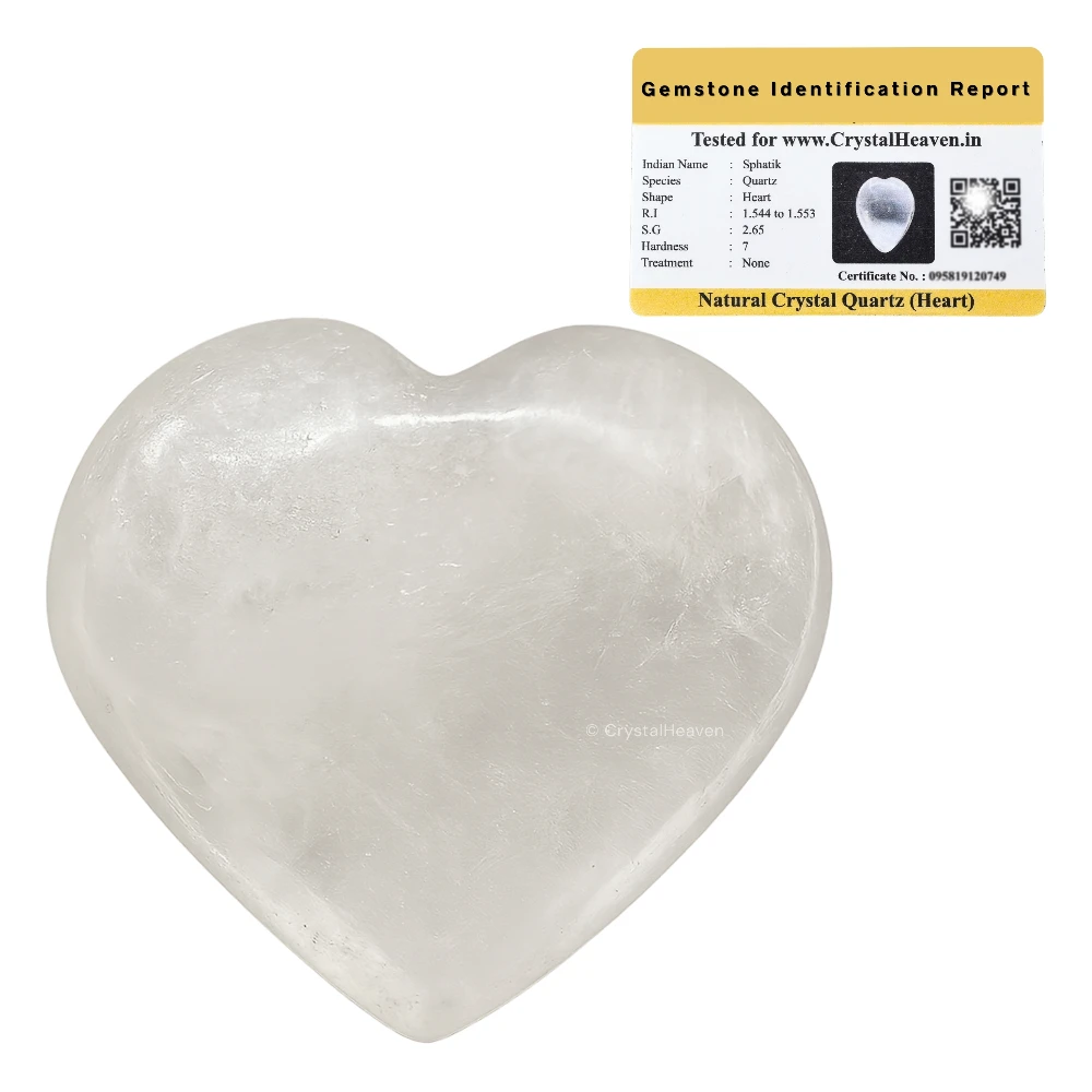 Clear Quartz Heart
