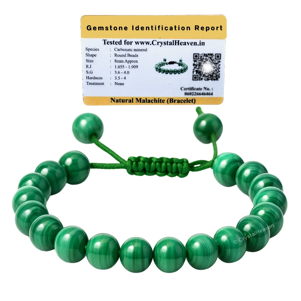 Malachite Bracelet (Adjustable)