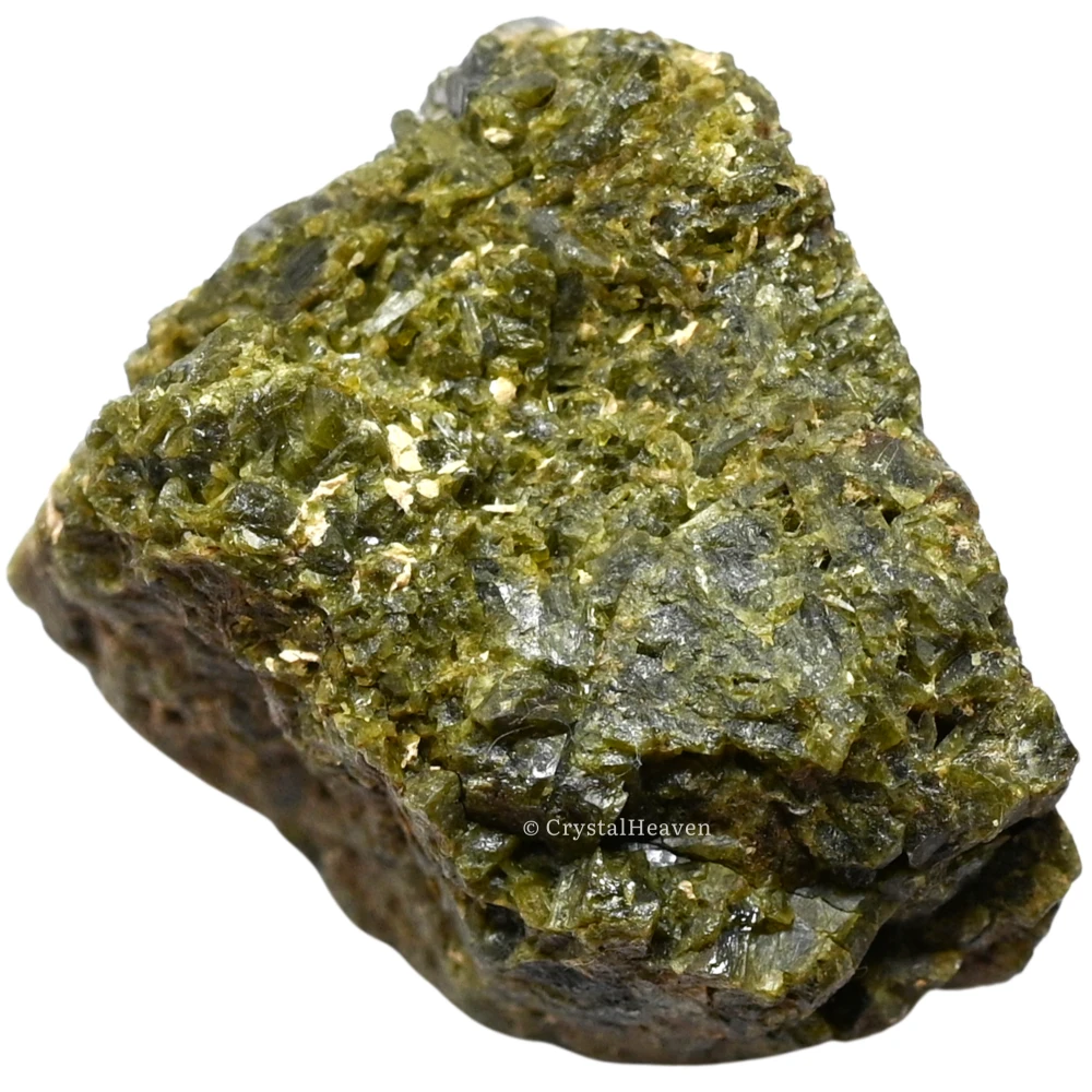 Raw Green Tourmaline with Matrix Crystals (5 Pieces)
