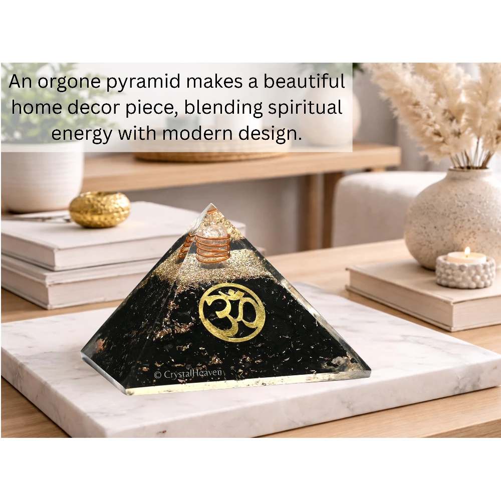 Shungite Orgone Pyramid (Small OM)