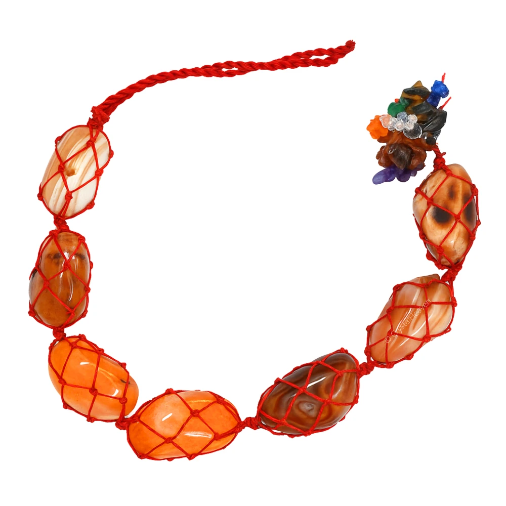 Carnelian Tumbled Car Hanging Ornaments