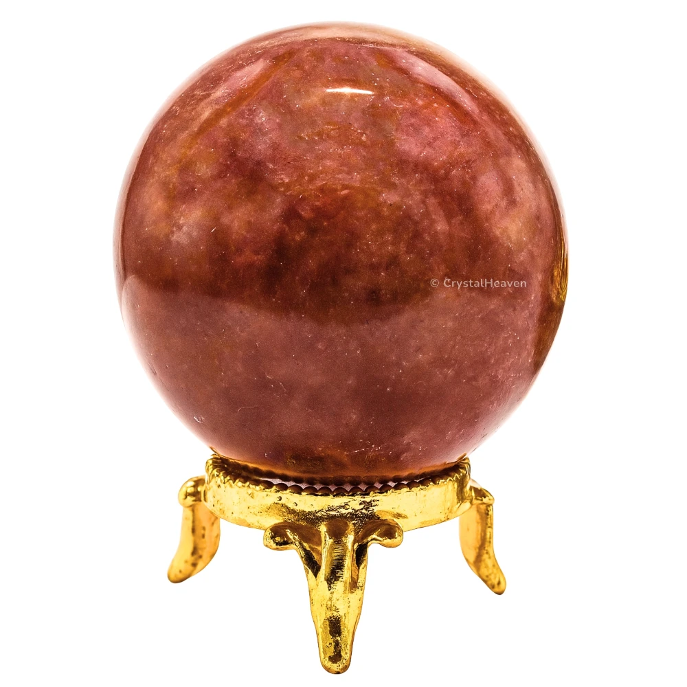 Strawberry Quartz Sphere (1.5 Inch)