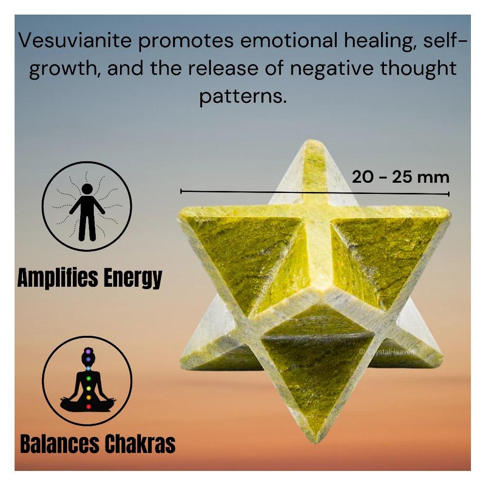 Vesuvianite Crystal Merkaba (20-25 mm)