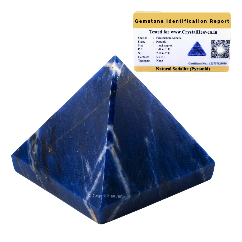 Sodalite Pyramid (1.5 Inch)