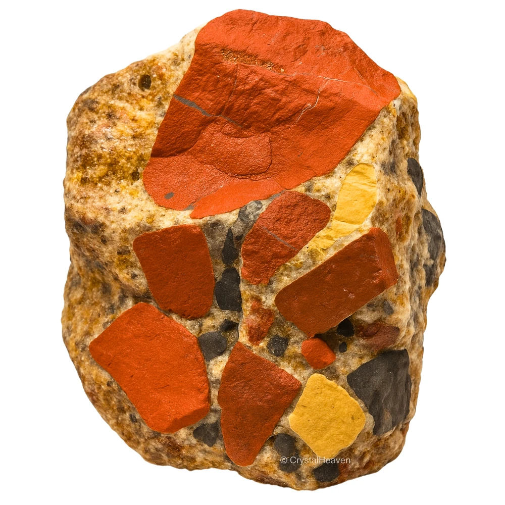 Raw Spotted Jasper Crystals (2 Pieces)