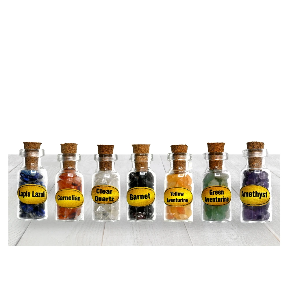 Spell Jars Kit for Witchcraft Supplies - Set of 7 (Starter)