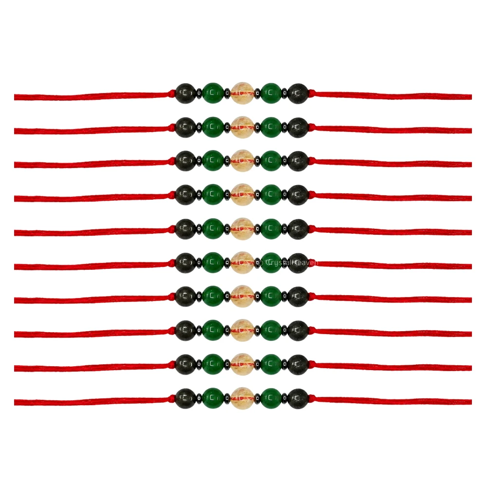 Money and Success Rakhi for Brother (Set of 10)