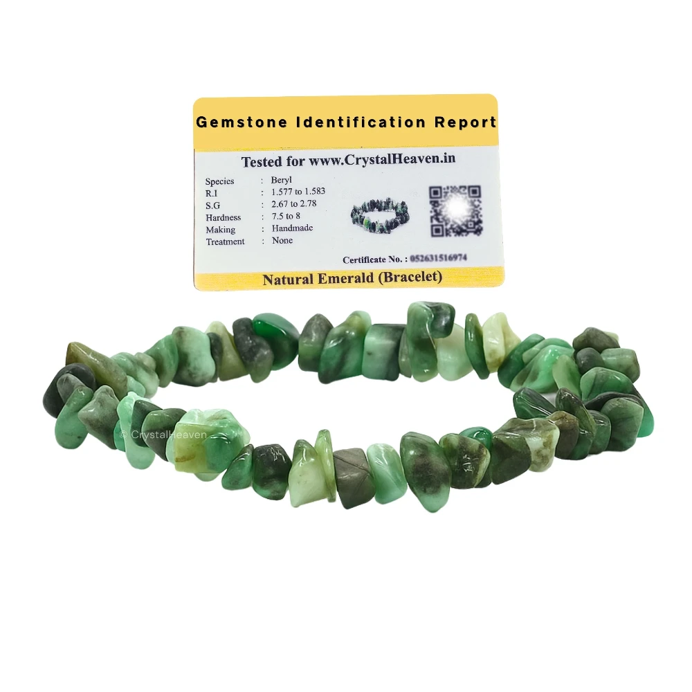 Emerald Chips Bracelet
