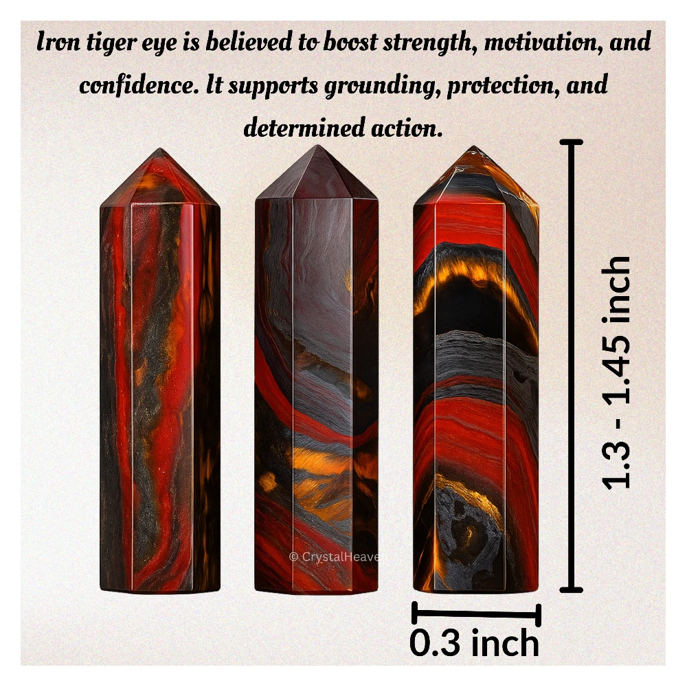 Iron Tiger Eye Pencil Points (Set of 50)