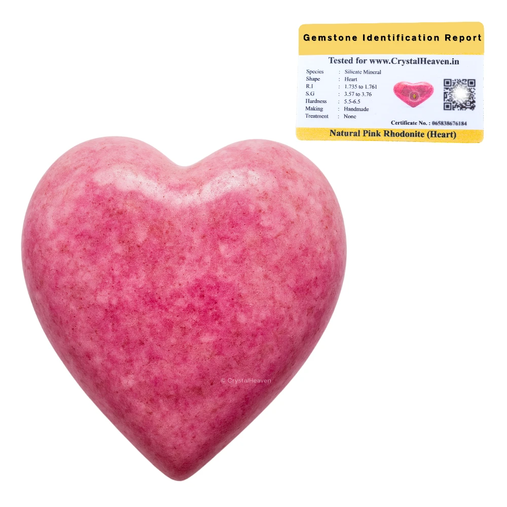 Thulite Heart