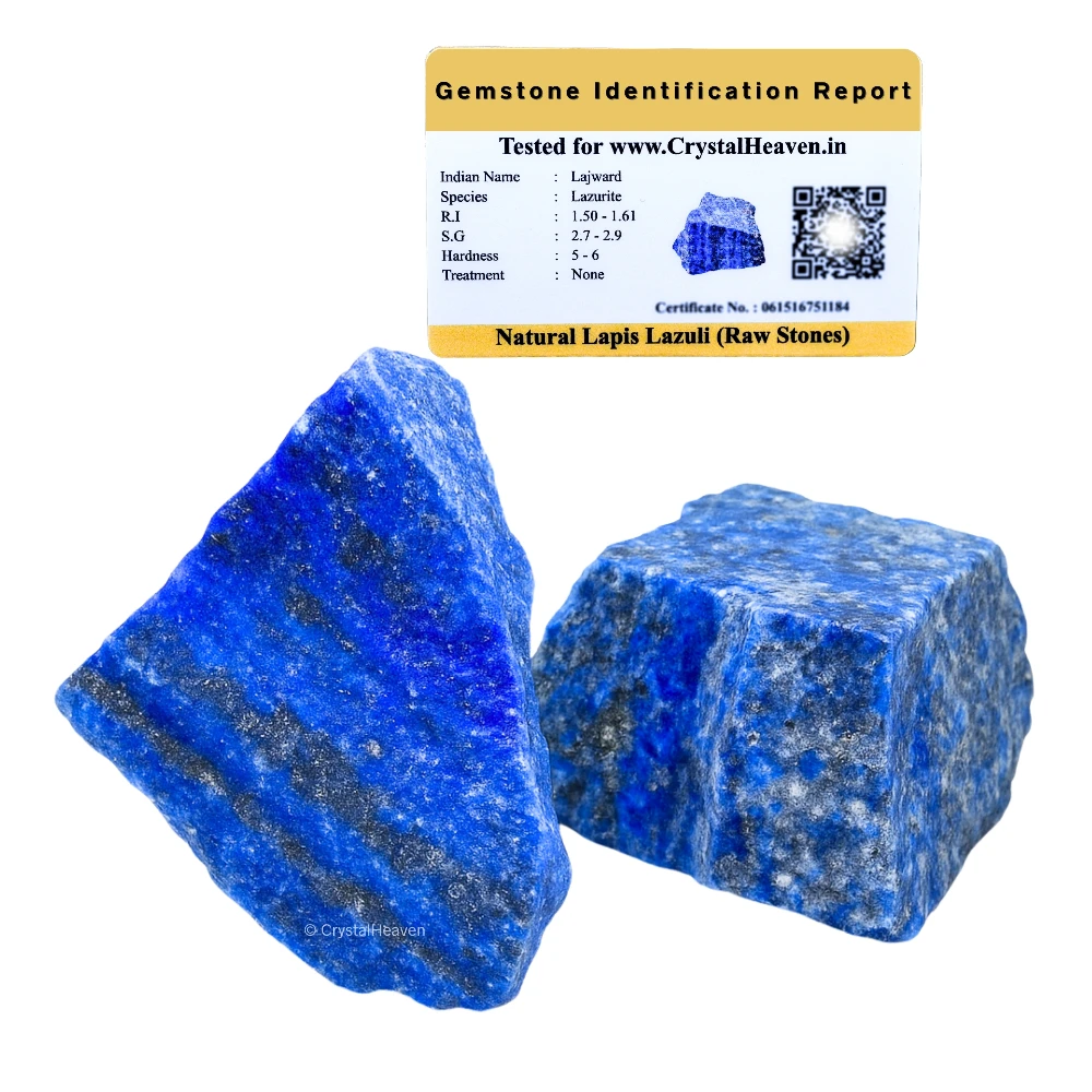 Raw Lapis Lazuli Crystals (5 Pieces)